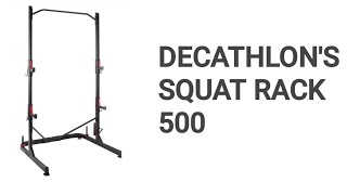 Decathlons SQUAT RACK 500 Assembly amp Review [upl. by Lunt733]