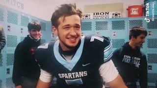 Caden Woodall American football Eenie Meenie  Justin Bieber TikTok [upl. by Edina317]