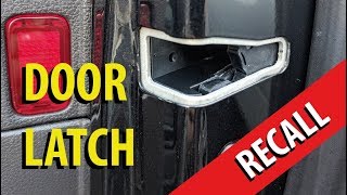 Door Latch Recall HOW TO ESCAPE [upl. by Aneehsat]