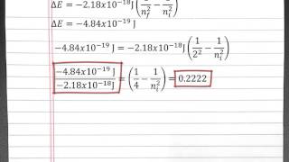 CHEMISTRY 101 Electron Transition in a hydrogen atom [upl. by Ahsekal]