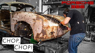 Chop Chop  BarnFind Porsche 356 Restoration  Episode 4 [upl. by Sapers]