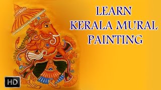 Learn Kerala Mural Painting  How to Draw Mural Paintings [upl. by Rolyak]