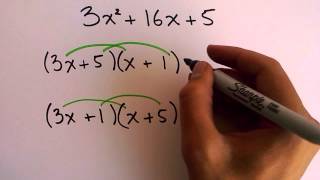 Factoring Quadratic Expressions Pt 3 [upl. by Arag]