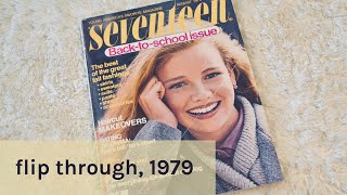 Seventeen Magazine August 1979 Full Vintage FlipThrough Back to School Issue [upl. by Lewendal]