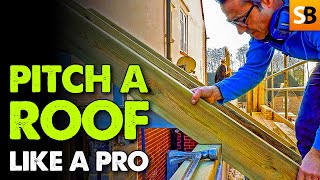 How to Build a Pitched Roof  Carpentry Training [upl. by Den828]