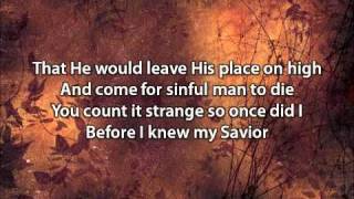 My Savior My God  Aaron Shust with lyrics [upl. by Divan]