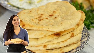 The BEST Greek Pita FlatbreadNo pocket and SO easy [upl. by Noitna]