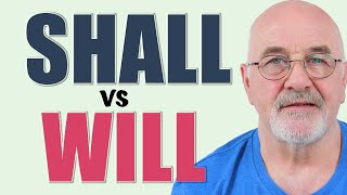 Difference between SHALL and WILL  English Grammar Rules [upl. by Gipson598]