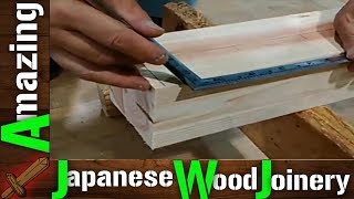 Amazing Japanese Woodworking Techniques Fastest HandCut Joinery Skills [upl. by Hplodur395]