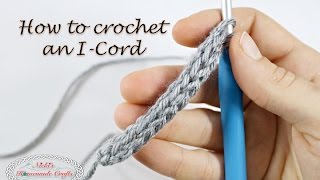 EASY Tutorial How to Crochet an ICORD that looks like knitted [upl. by Itisahc]