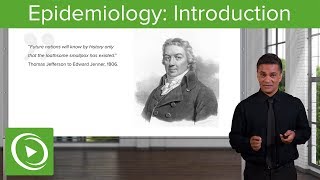 Introduction to Epidemiology History Terminology amp Studies  Lecturio [upl. by Huber476]