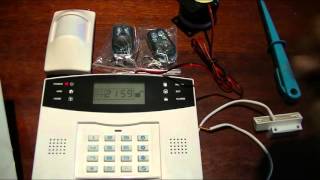 Wireless GSM alarm full review programming and test [upl. by Aikan]