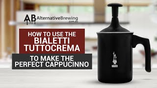 How to Use the Bialetti Tuttocrema Milk Frother [upl. by Einal109]