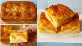 Apricot Cake Recipe  Fruits Cake Recipe  Aprikosen Kuchen Rezept [upl. by Mackler]