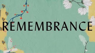 Remembrance Lyric Video  Hillsong Worship [upl. by Gothar]