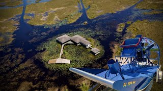 Everglades Camp House Tour Airboat [upl. by Enelak655]