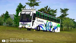 Murahara travels  Lion king jet bus livery  Livery Link  Bussid psychos official [upl. by Akital]