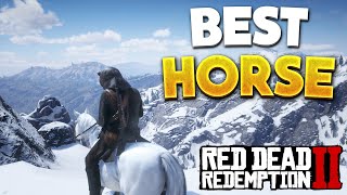 Red Dead Redemption 2 Best Horse How To Get Arabian White Coat Horse Location RDR2 Best Horse [upl. by Acirederf939]