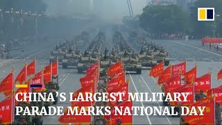 Chinas largest military parade marks National Day [upl. by Ballinger]