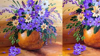 Como PINTAR FLORES Tutorial  Los Mejores Trucos [upl. by Ahearn283]