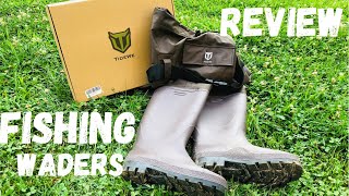 Tidewe Fishing Waders Review  Inexpensive Budget Fishing Waders [upl. by Viridi]