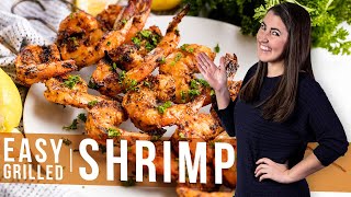 How to Make Easy Grilled Shrimp  The Stay At Home Chef [upl. by Eniamaj276]