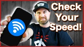 How To Check Your Wifi Speed On Phone [upl. by Drhacir31]