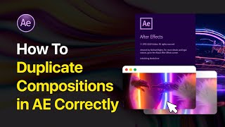 The FASTEST Way to Duplicating Compositions in After Effects [upl. by Featherstone]