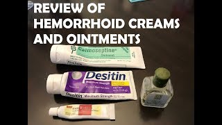 REVIEW OF hemorrhoid ointments and creams [upl. by Biron]