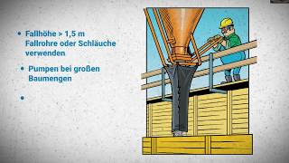 Richtig betonieren 1  EINBRINGEN DES BETONS [upl. by Sucramd]