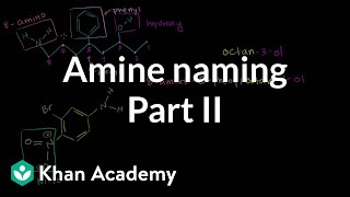 Amine naming introduction  Amines  Organic chemistry  Khan Academy [upl. by Rimaj390]