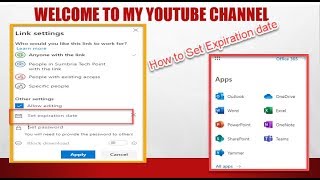 How To Set Expiration date for one drive files and folder sharing [upl. by Ailana]