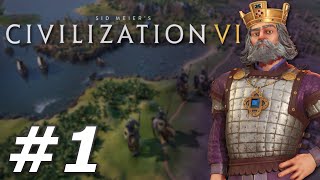 Civilization 6 Deity Byzantium  A Solid Start Part 1 [upl. by Norihs]