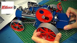 WILESCO D415 Steam Tractor kit build Pt 2 [upl. by Idaline]