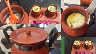 Mitti ka bartan how to make Mitti ke bartan Mein banaa Hua khana easy recipe [upl. by Idnil]