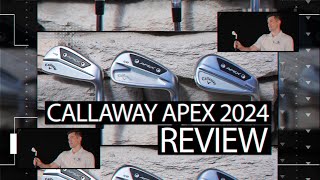 2024 Callaway Apex Irons Review  Pro  CB  MB [upl. by Raseda]