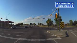 Okotoks Alberta City Drive Through [upl. by Annunciata]