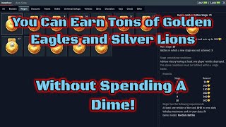 Wagers Explained  How To Easily Earn Golden Eagles AND Silver Lions For Free War Thunder [upl. by Leta]