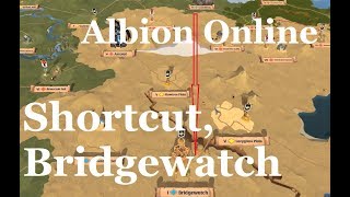 Albion Online  Caerleon to Bridgewatch fast almost safely [upl. by Ahsirahc]