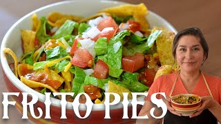 Frito Pie Recipe  How to Make DELICIOUS Frito Pies w New Mexico Red Chile amp Ground Turkey [upl. by Aelber]