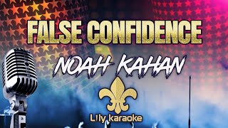 Noah Kahan  False Confidence Karaoke Version [upl. by Marquardt24]