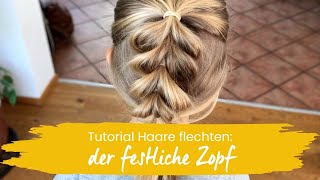 Tutorial Haare flechten der festliche Zopf  JAKOO [upl. by Annek]