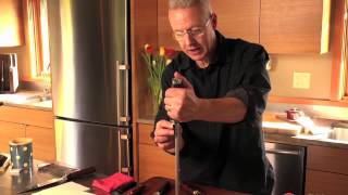 How To Use A Sharpening Steel with Master Bladesmith Bob Kramer [upl. by Eednac550]