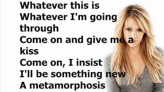 Hilary Duff  Metamorphosis Lyrics On Screen [upl. by Bowra]