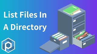 Python  List Files in a Directory [upl. by Eceryt401]