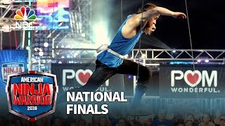 Jake Murray at the National Finals Stage 1  American Ninja Warrior 2016 [upl. by Parcel]