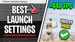 BEST Fortnite Launch Settings FPS Boost amp LOW Ping [upl. by Aserret]