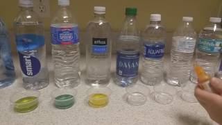 Bottled water pH level test [upl. by Eelesor]