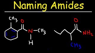 Naming Amides  IUPAC Nomenclature [upl. by Yelahc]