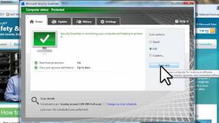 Microsoft Security Essentials  Free AntiVirus for Windows Tutorial [upl. by Hteb169]